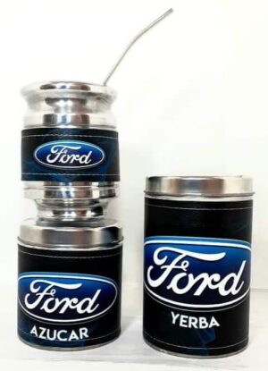 Set de mate x 3 diseño de Ford