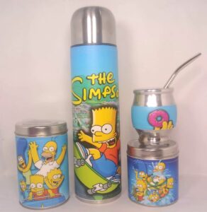 Set matero sin bolso diseño de Los Simpsons
