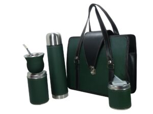 Set matero con bolso estilo Jack color verde listo