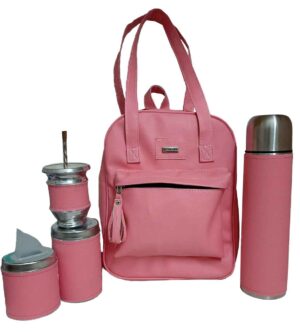 Set matero color rosa estilo Luli