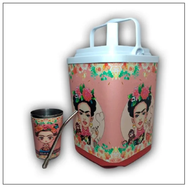 Termolar con diseño de Frida Kahlo
