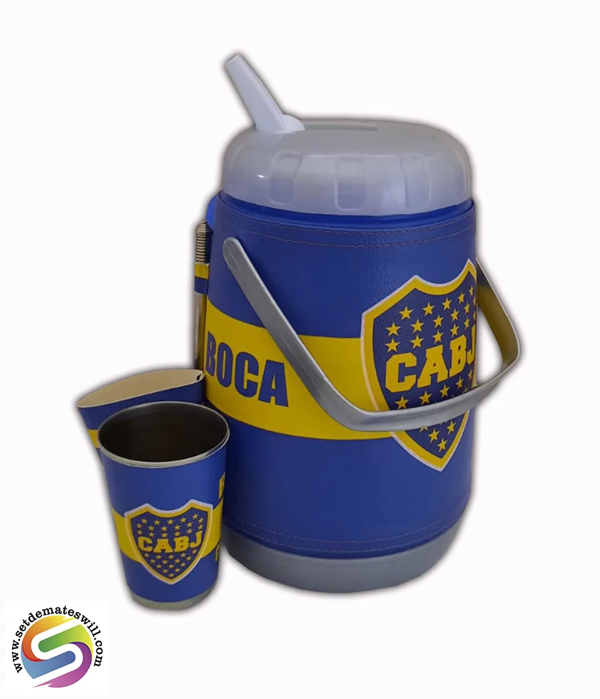 Set de terere de 2 litros diseño de Boca Juniors